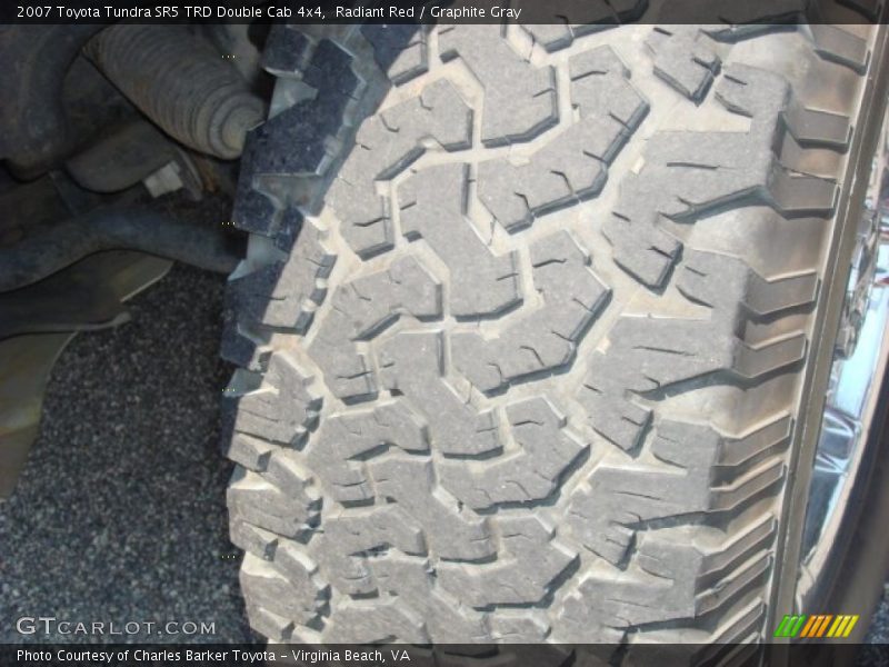 Radiant Red / Graphite Gray 2007 Toyota Tundra SR5 TRD Double Cab 4x4