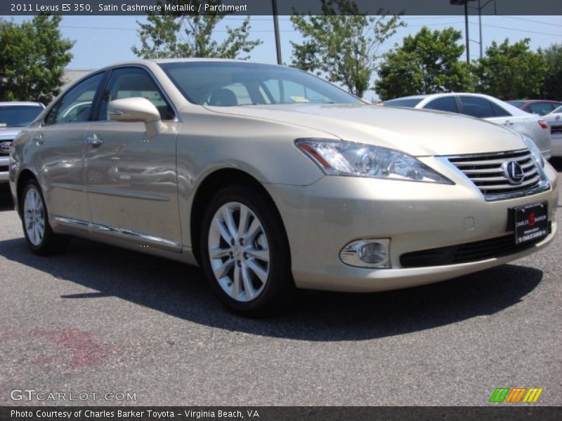 Satin Cashmere Metallic / Parchment 2011 Lexus ES 350