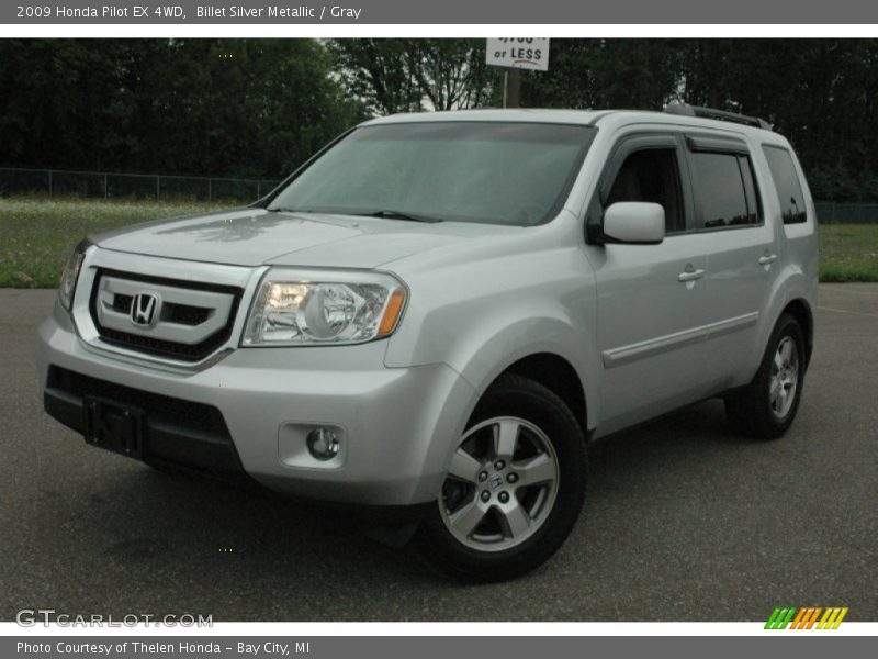 Billet Silver Metallic / Gray 2009 Honda Pilot EX 4WD