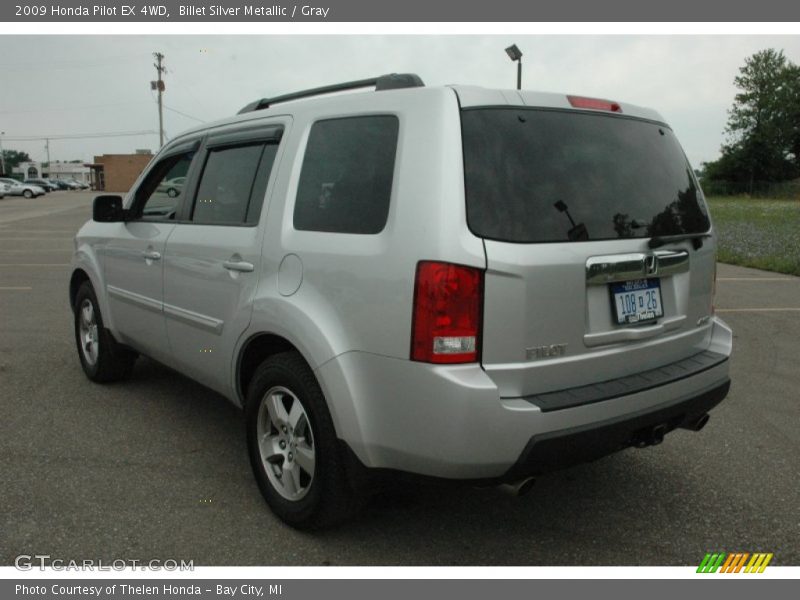 Billet Silver Metallic / Gray 2009 Honda Pilot EX 4WD