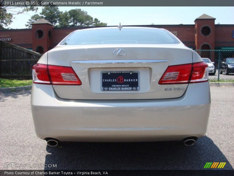 Satin Cashmere Metallic / Parchment 2011 Lexus ES 350