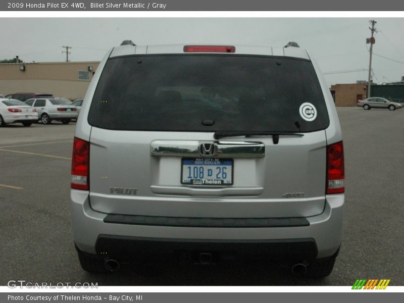 Billet Silver Metallic / Gray 2009 Honda Pilot EX 4WD