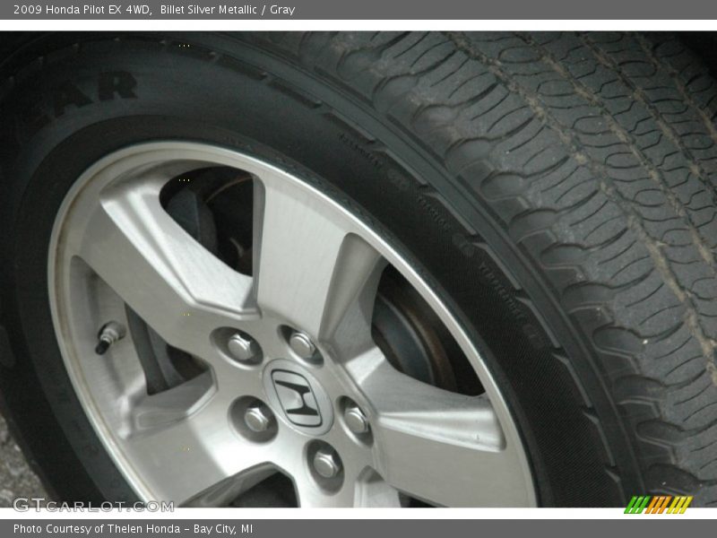 Billet Silver Metallic / Gray 2009 Honda Pilot EX 4WD