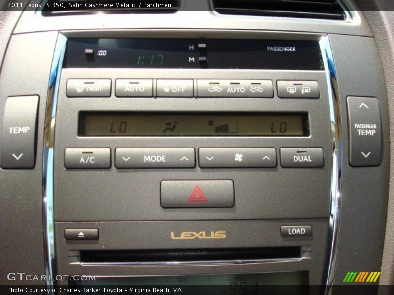 Satin Cashmere Metallic / Parchment 2011 Lexus ES 350