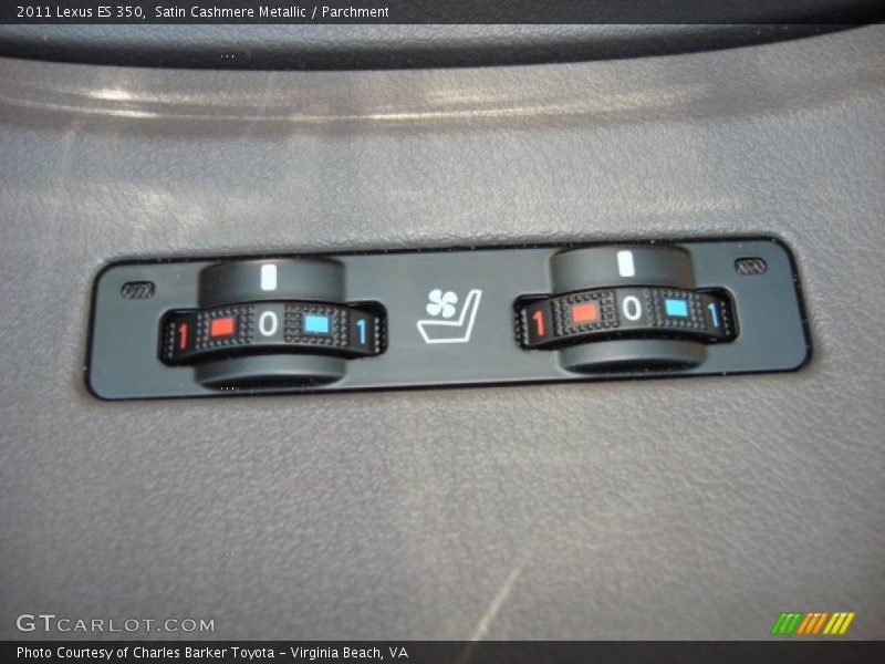 Satin Cashmere Metallic / Parchment 2011 Lexus ES 350