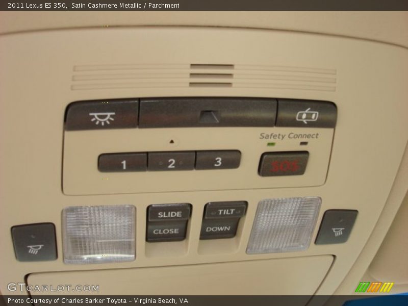 Satin Cashmere Metallic / Parchment 2011 Lexus ES 350