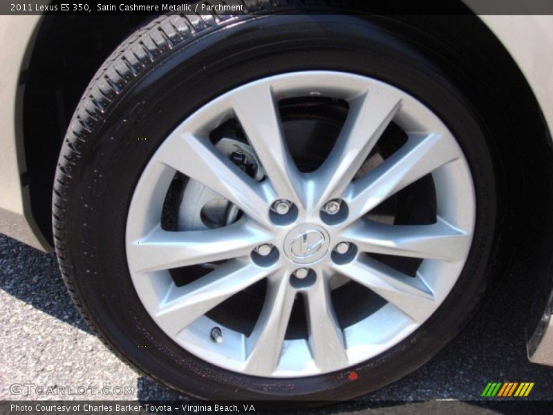 Satin Cashmere Metallic / Parchment 2011 Lexus ES 350