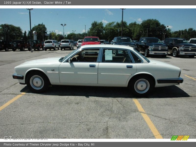 Glacier White / Tan 1993 Jaguar XJ XJ6 Sedan