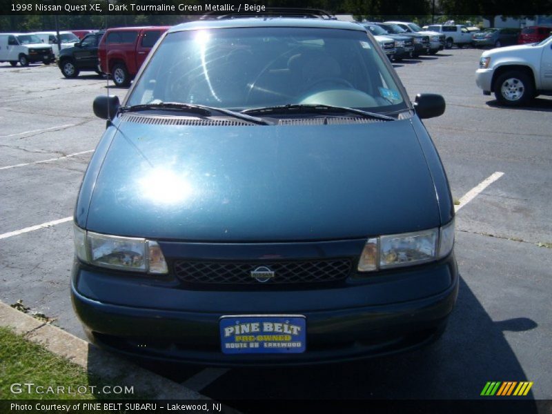 Dark Tourmaline Green Metallic / Beige 1998 Nissan Quest XE