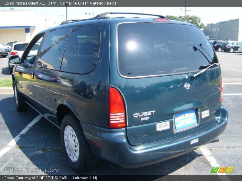 Dark Tourmaline Green Metallic / Beige 1998 Nissan Quest XE