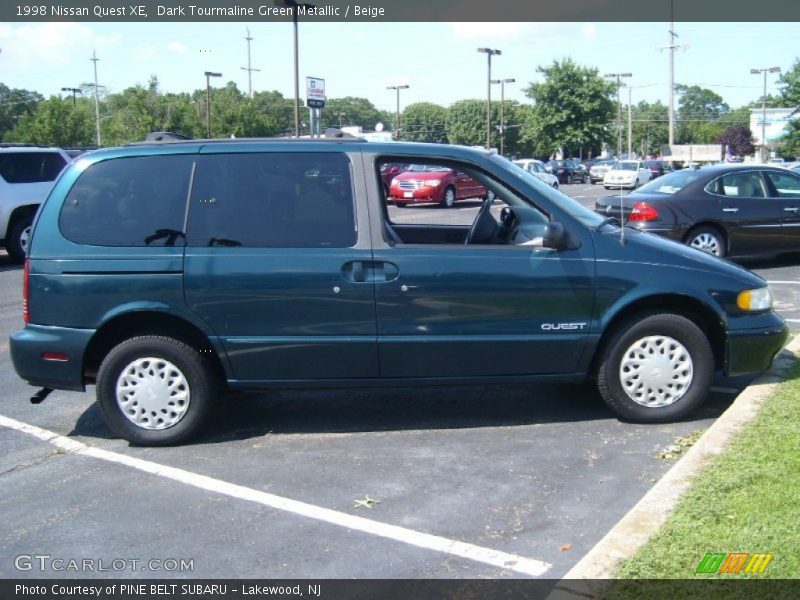 Dark Tourmaline Green Metallic / Beige 1998 Nissan Quest XE