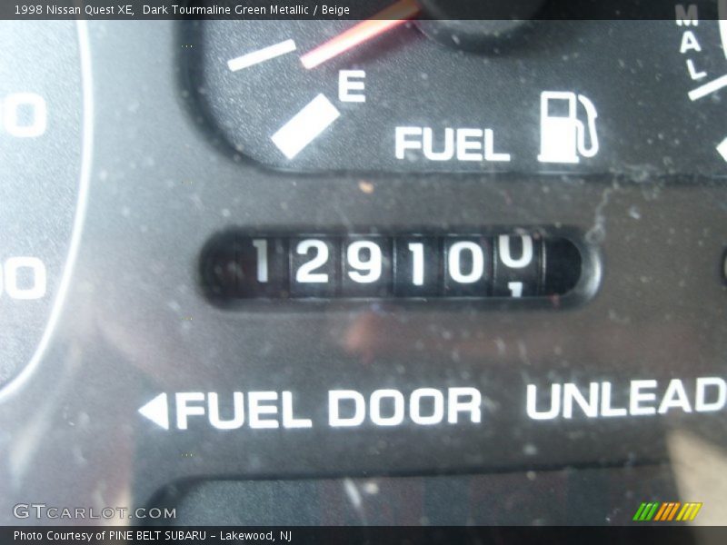 Dark Tourmaline Green Metallic / Beige 1998 Nissan Quest XE