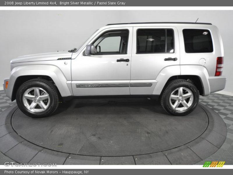 Bright Silver Metallic / Pastel Slate Gray 2008 Jeep Liberty Limited 4x4