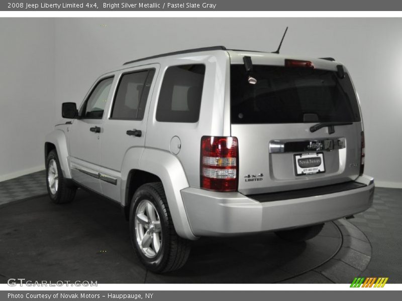 Bright Silver Metallic / Pastel Slate Gray 2008 Jeep Liberty Limited 4x4