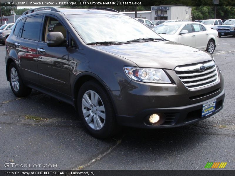 Deep Bronze Metallic / Desert Beige 2009 Subaru Tribeca Limited 7 Passenger