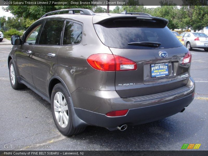 Deep Bronze Metallic / Desert Beige 2009 Subaru Tribeca Limited 7 Passenger