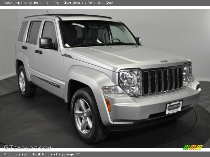 Bright Silver Metallic / Pastel Slate Gray 2008 Jeep Liberty Limited 4x4
