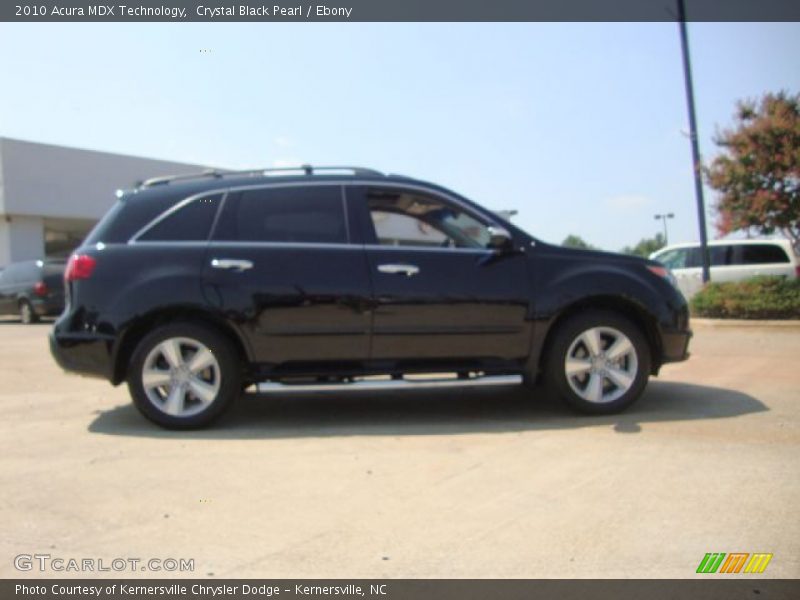 Crystal Black Pearl / Ebony 2010 Acura MDX Technology