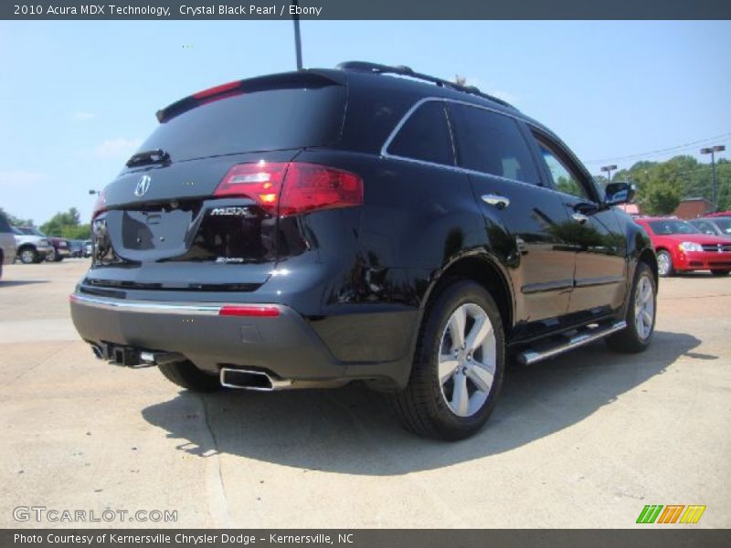 Crystal Black Pearl / Ebony 2010 Acura MDX Technology