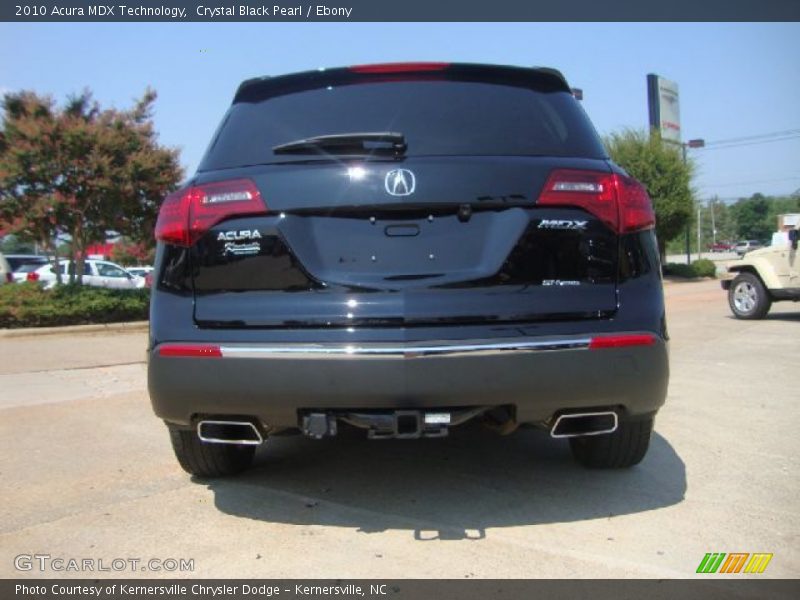 Crystal Black Pearl / Ebony 2010 Acura MDX Technology