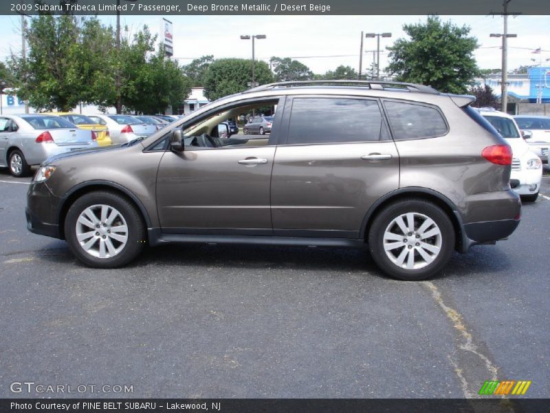 Deep Bronze Metallic / Desert Beige 2009 Subaru Tribeca Limited 7 Passenger