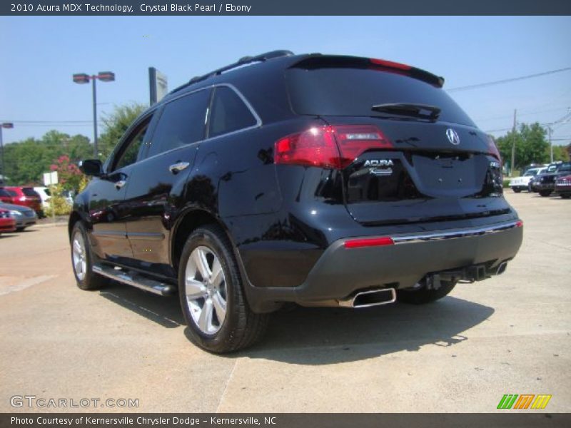 Crystal Black Pearl / Ebony 2010 Acura MDX Technology