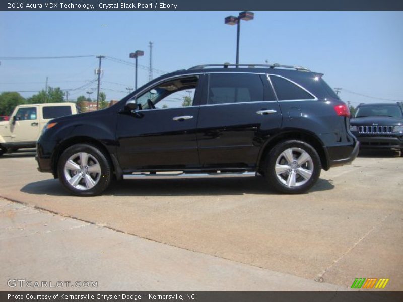 Crystal Black Pearl / Ebony 2010 Acura MDX Technology