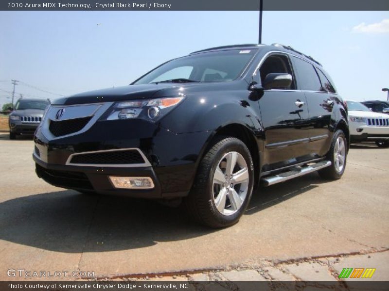 Crystal Black Pearl / Ebony 2010 Acura MDX Technology