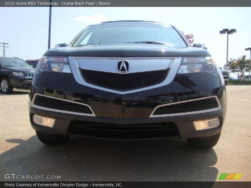 Crystal Black Pearl / Ebony 2010 Acura MDX Technology