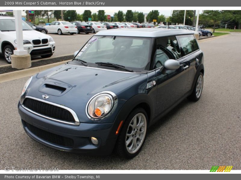 Horizon Blue / Black/Grey 2009 Mini Cooper S Clubman