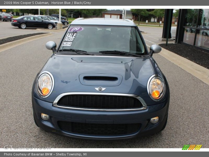 Horizon Blue / Black/Grey 2009 Mini Cooper S Clubman