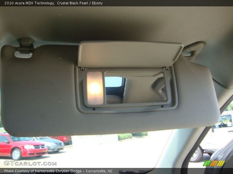 Crystal Black Pearl / Ebony 2010 Acura MDX Technology
