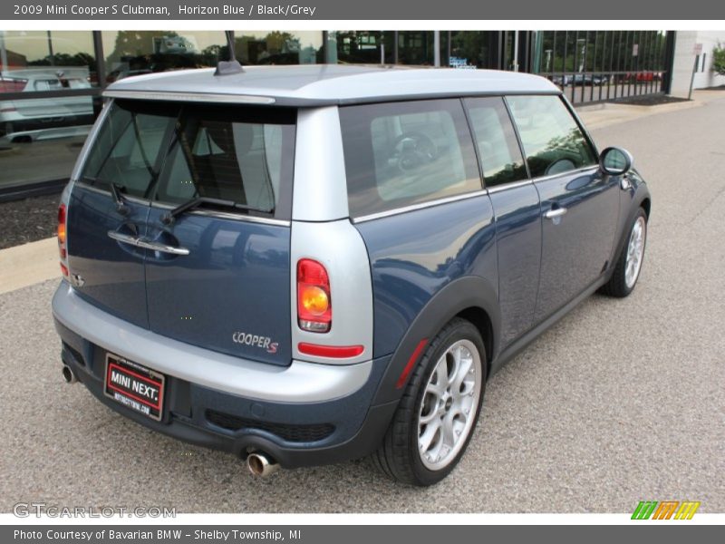 Horizon Blue / Black/Grey 2009 Mini Cooper S Clubman