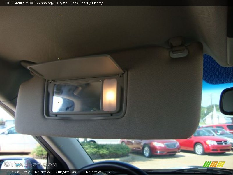 Crystal Black Pearl / Ebony 2010 Acura MDX Technology