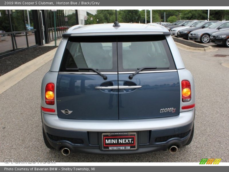 Horizon Blue / Black/Grey 2009 Mini Cooper S Clubman