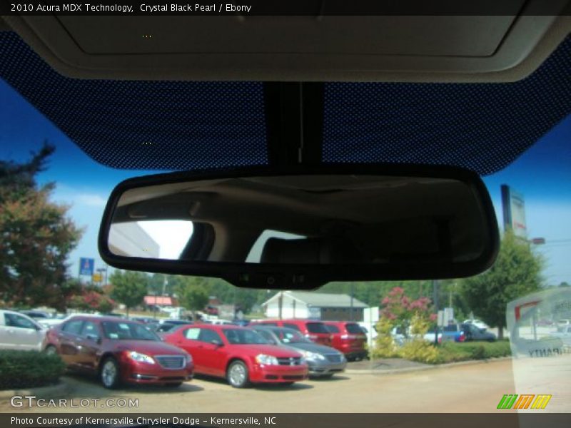 Crystal Black Pearl / Ebony 2010 Acura MDX Technology