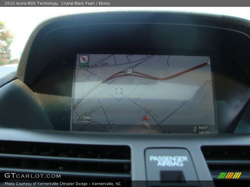 Crystal Black Pearl / Ebony 2010 Acura MDX Technology