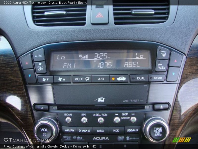 Crystal Black Pearl / Ebony 2010 Acura MDX Technology