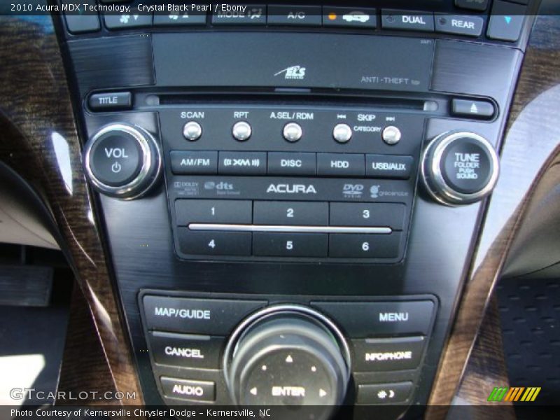 Crystal Black Pearl / Ebony 2010 Acura MDX Technology