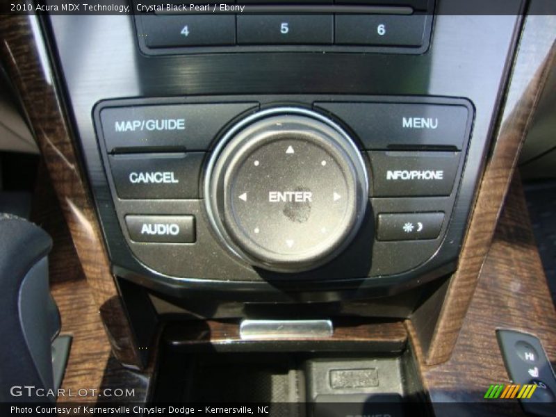 Crystal Black Pearl / Ebony 2010 Acura MDX Technology