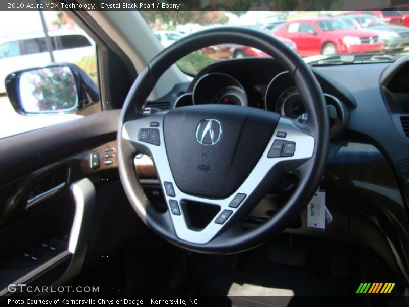 Crystal Black Pearl / Ebony 2010 Acura MDX Technology