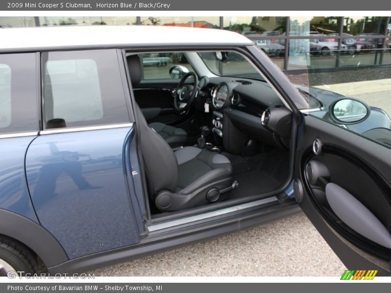 Horizon Blue / Black/Grey 2009 Mini Cooper S Clubman