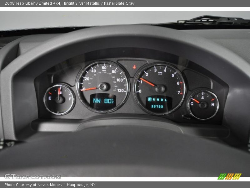 Bright Silver Metallic / Pastel Slate Gray 2008 Jeep Liberty Limited 4x4
