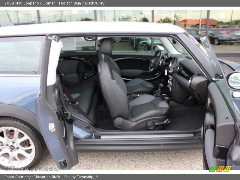 Horizon Blue / Black/Grey 2009 Mini Cooper S Clubman