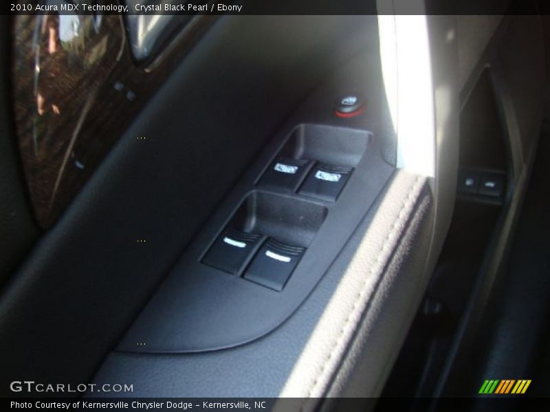 Crystal Black Pearl / Ebony 2010 Acura MDX Technology
