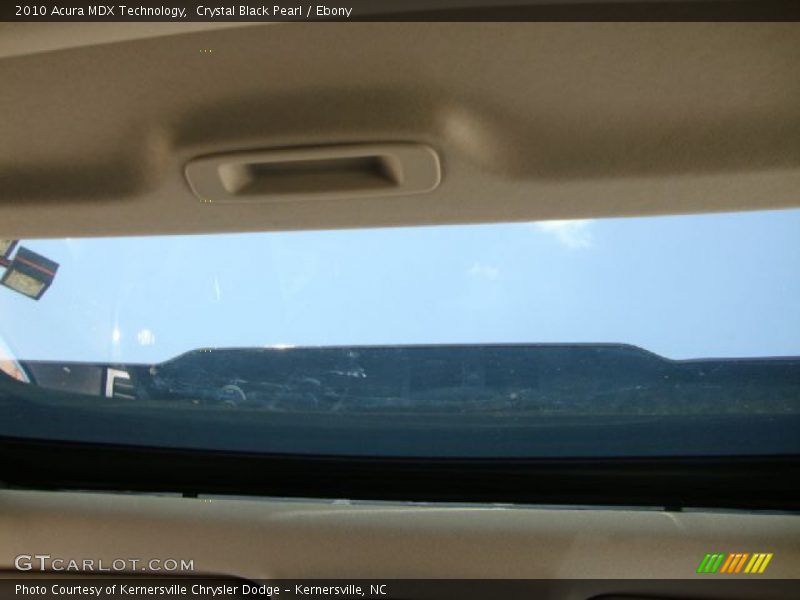 Crystal Black Pearl / Ebony 2010 Acura MDX Technology