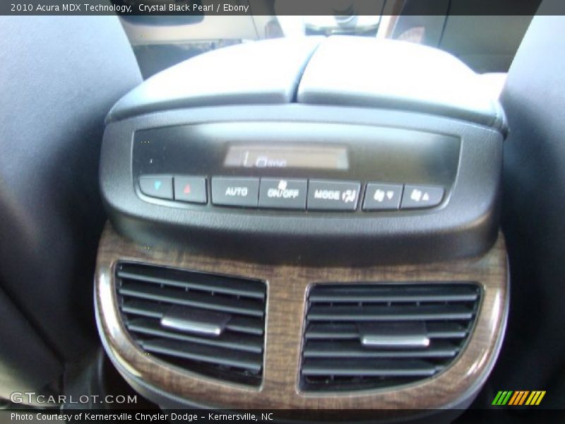 Crystal Black Pearl / Ebony 2010 Acura MDX Technology