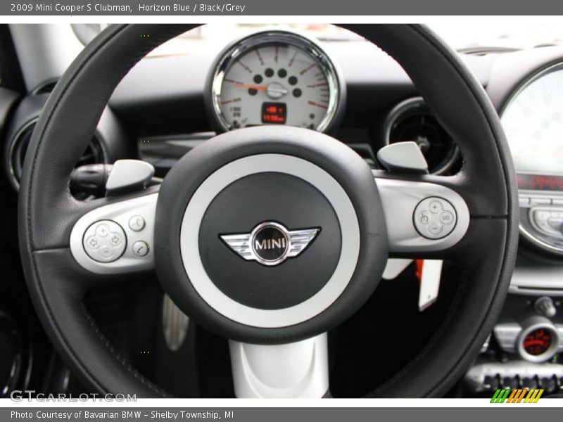 Horizon Blue / Black/Grey 2009 Mini Cooper S Clubman