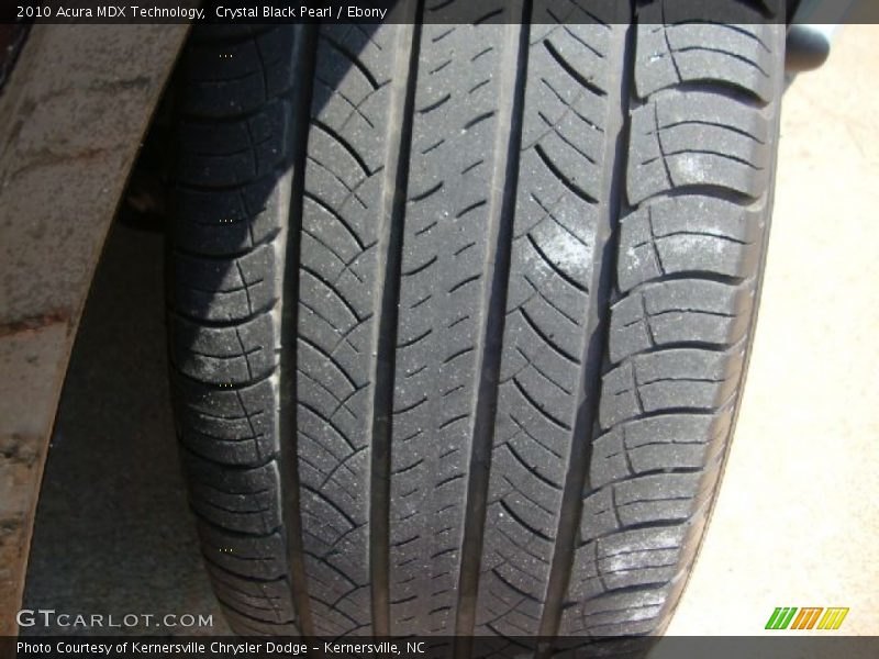 Crystal Black Pearl / Ebony 2010 Acura MDX Technology