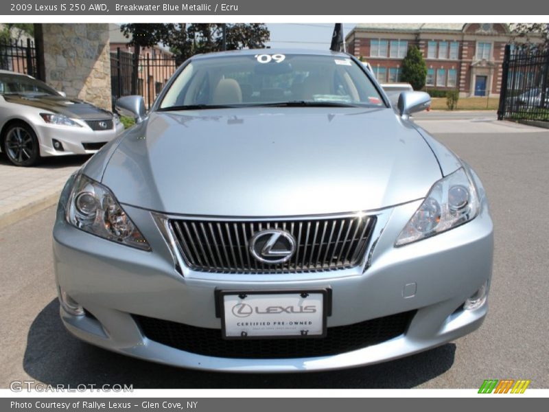 Breakwater Blue Metallic / Ecru 2009 Lexus IS 250 AWD